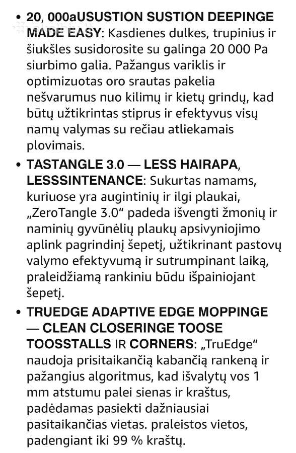 Ecovacs t30c omni dulkių siurblys robotas - nuotraukos Nr. 6