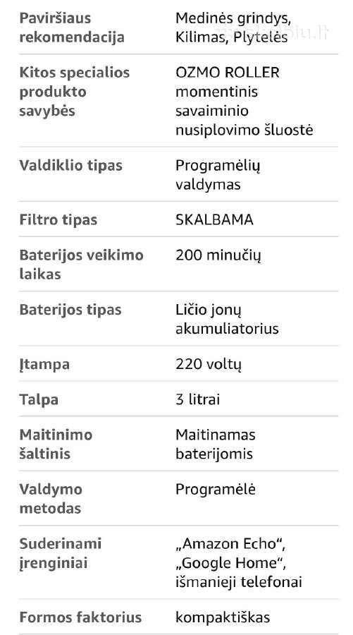 Ecovacs t30c omni dulkių siurblys robotas - nuotraukos Nr. 8