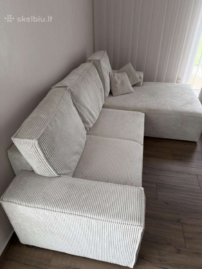 Kampinė sofa su miegama dalimi - nuotraukos Nr. 4