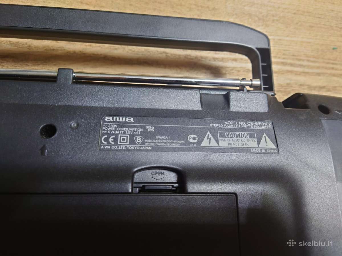 Magnetola Aiwa CS-w531 - nuotraukos Nr. 6