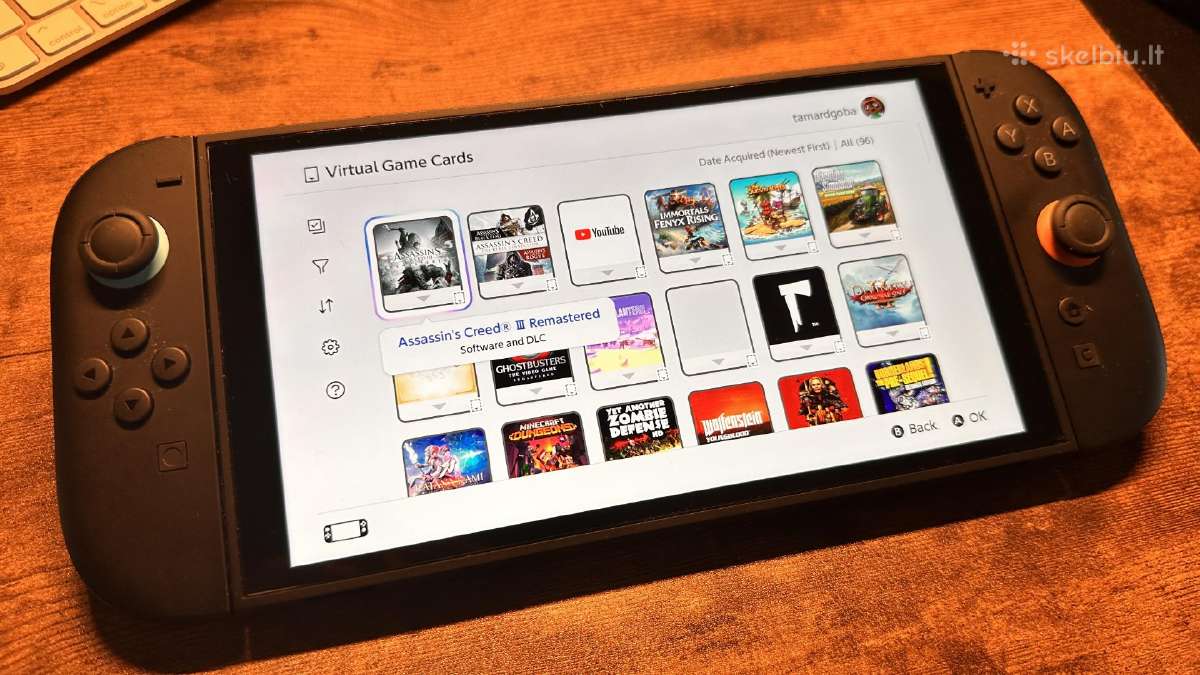 Nintendo switch 2 + Daug žaidimų. - nuotraukos Nr. 3