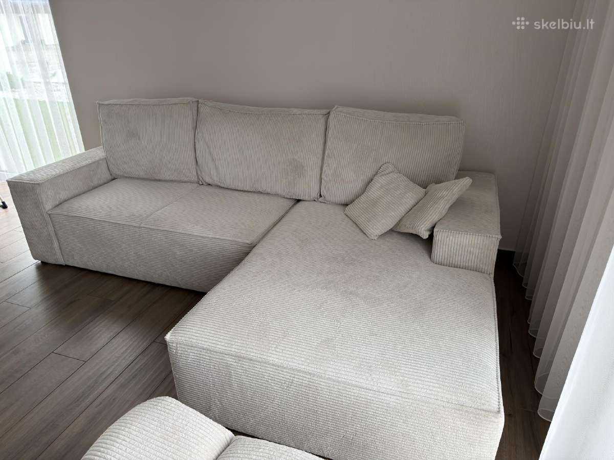 Kampinė sofa su miegama dalimi - nuotraukos Nr. 6
