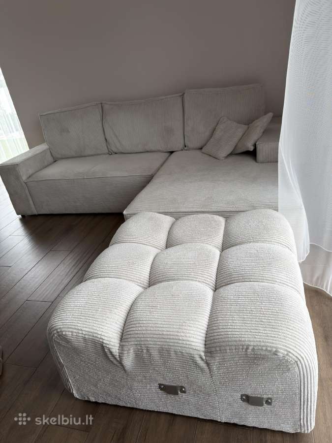 Kampinė sofa su miegama dalimi - nuotraukos Nr. 8