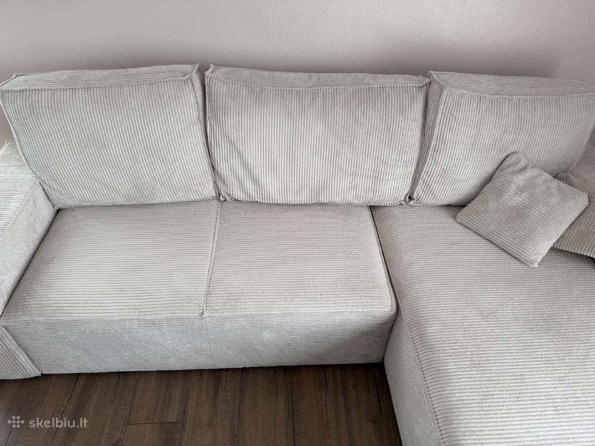 Kampinė sofa su miegama dalimi - nuotraukos Nr. 9
