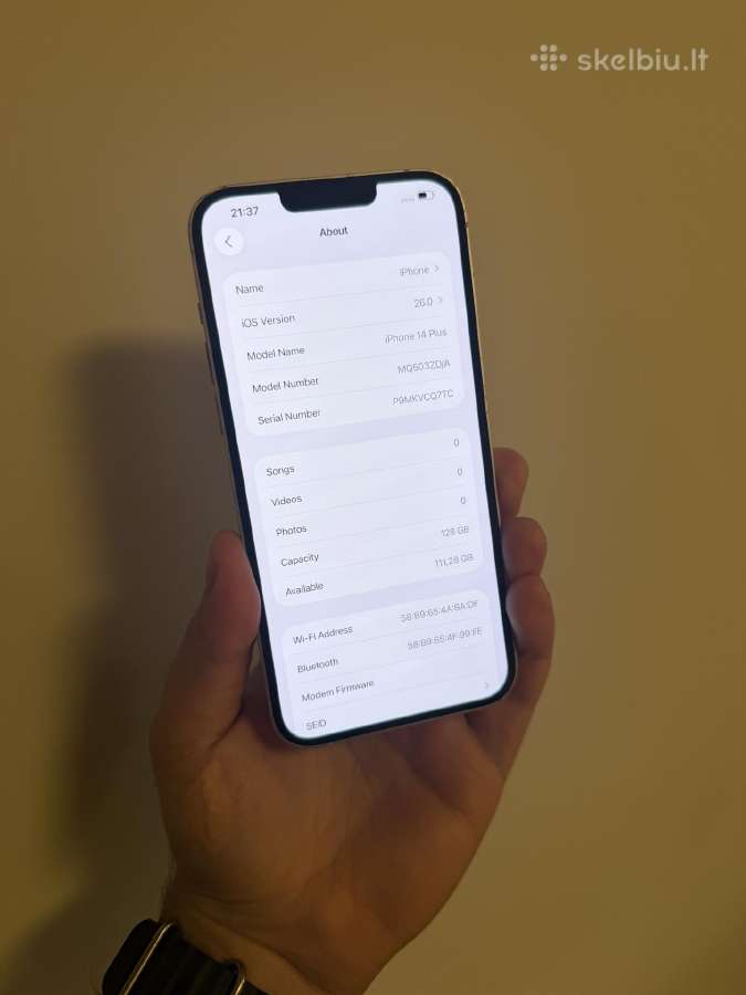 iPhone 14 Plus, 100% - nuotraukos Nr. 4
