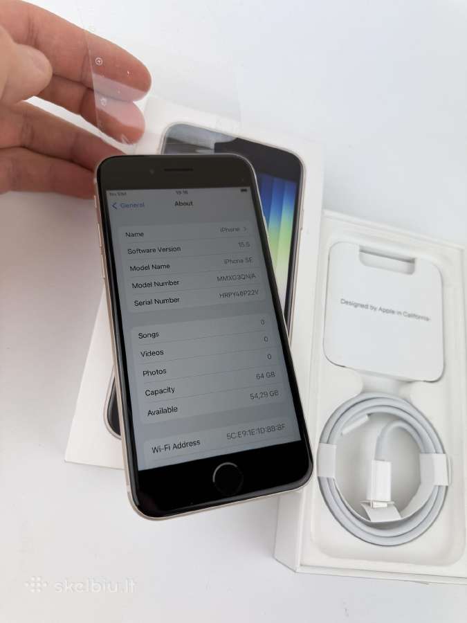 Naujas iPhone Se 2022 64gb Starlight - nuotraukos Nr. 10