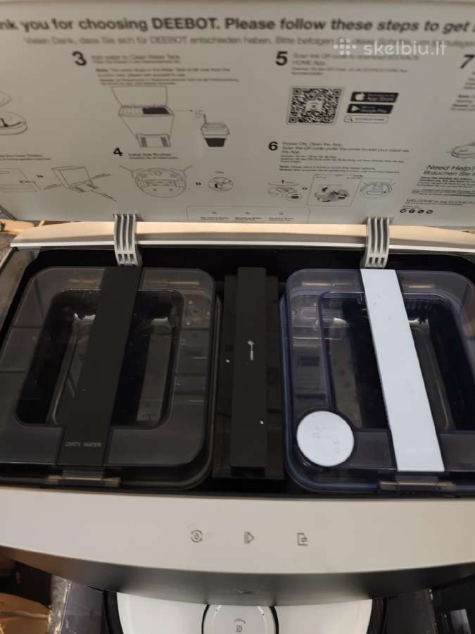 Ecovacs x1 turbo dulkių siurblys robotas - nuotraukos Nr. 2