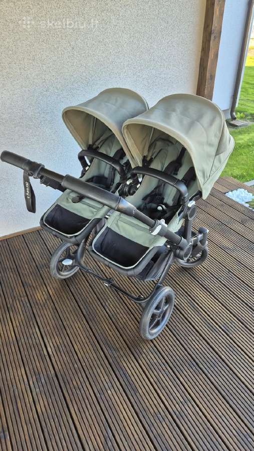 Bugaboo donkey 5 vežimėlis dvynukams pametinukams - nuotraukos Nr. 2
