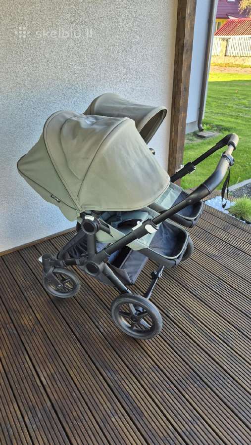 Bugaboo donkey 5 vežimėlis dvynukams pametinukams - nuotraukos Nr. 4