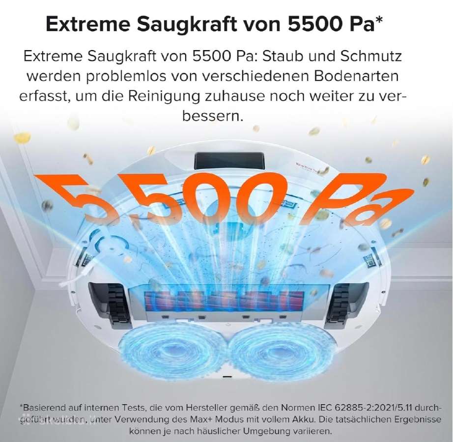 Dulkių siurblys robotas Roborock Qrevo Qr-52-00 - nuotraukos Nr. 3