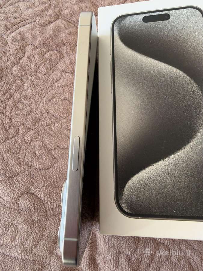 Parduodu labai geros būklės iPhone 15pro 128gb - nuotraukos Nr. 4
