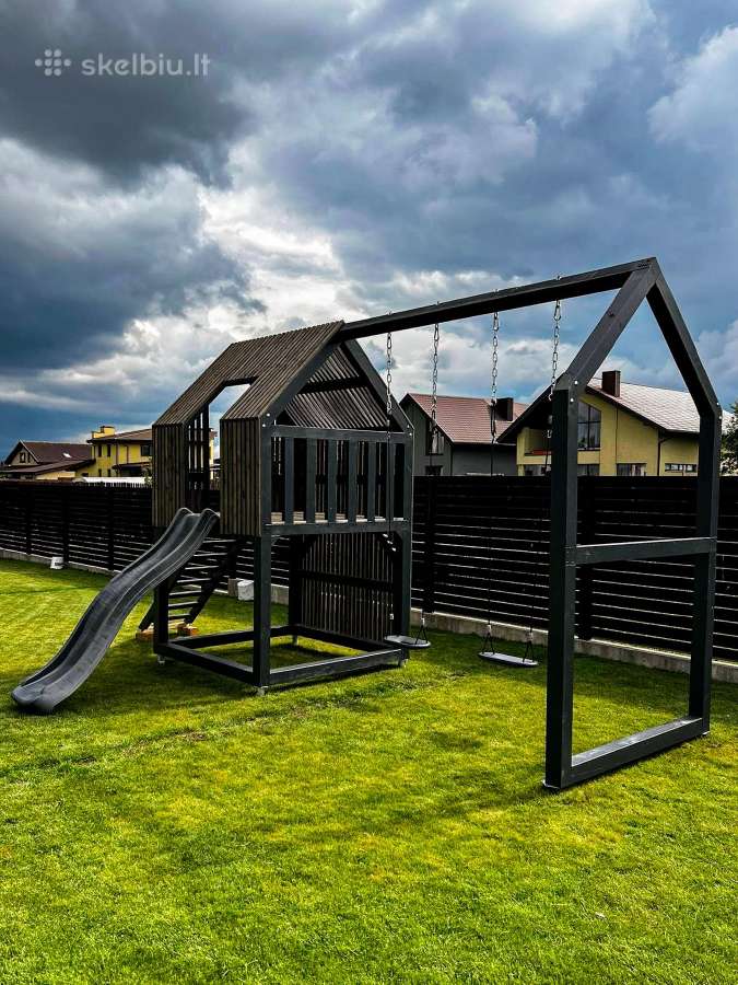 Modernaus dizaino vaikų žaidimų aikštelė - nuotraukos Nr. 19