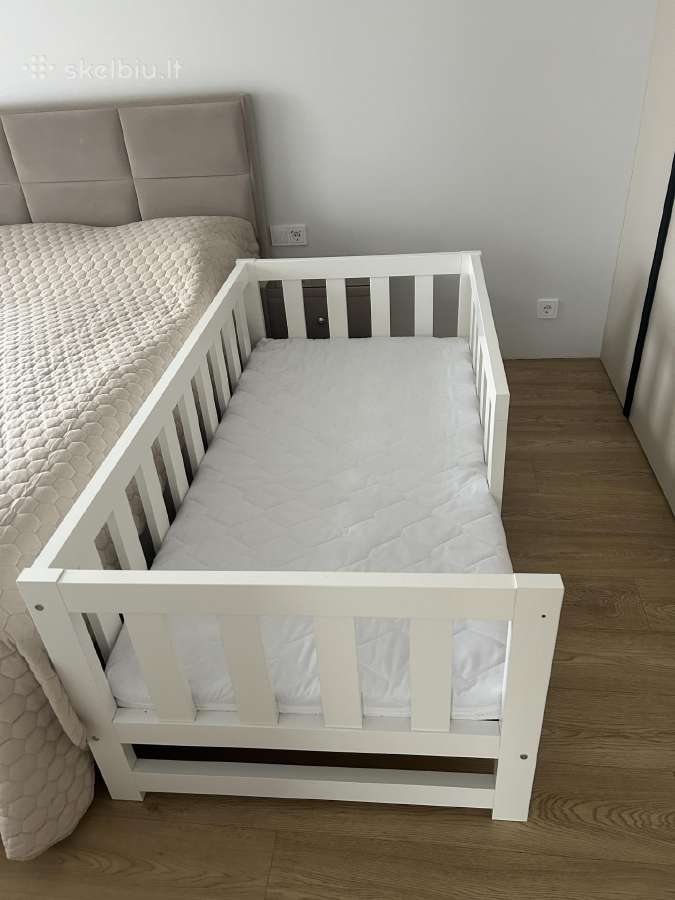 Vaikiška lova 160 80 cm su čiužiniu - nuotraukos Nr. 2