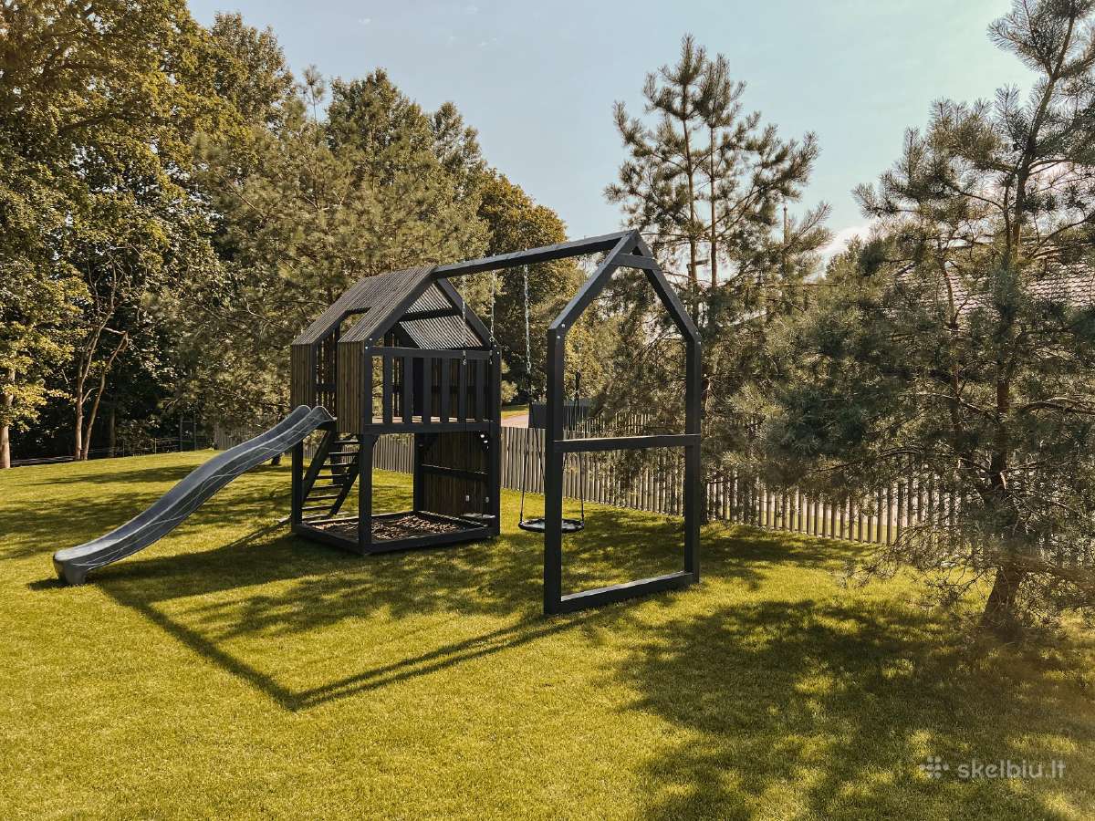 Modernaus dizaino vaikų žaidimų aikštelė - nuotraukos Nr. 2