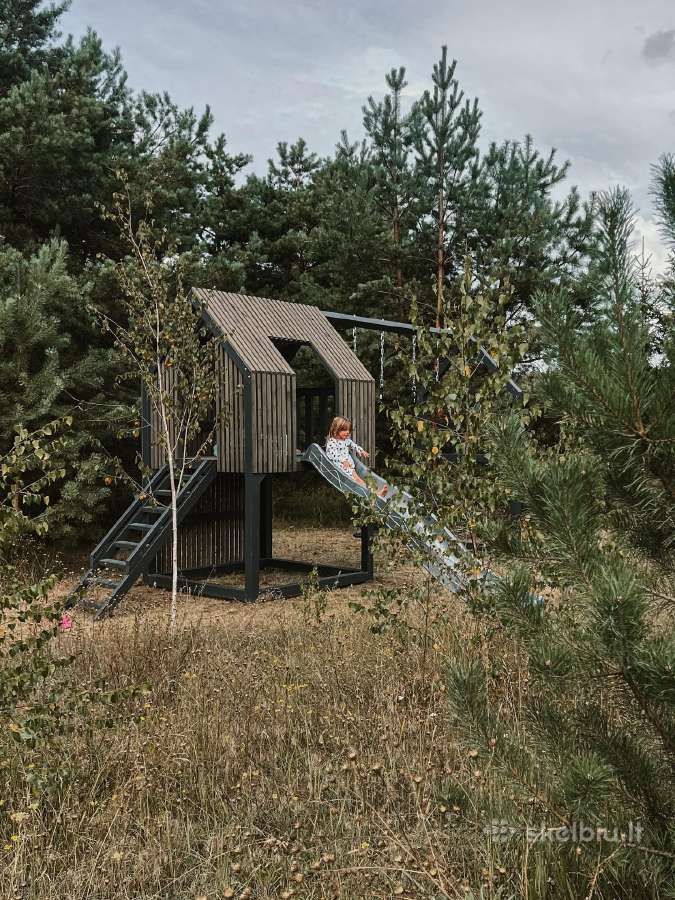Modernaus dizaino vaikų žaidimų aikštelė - nuotraukos Nr. 6