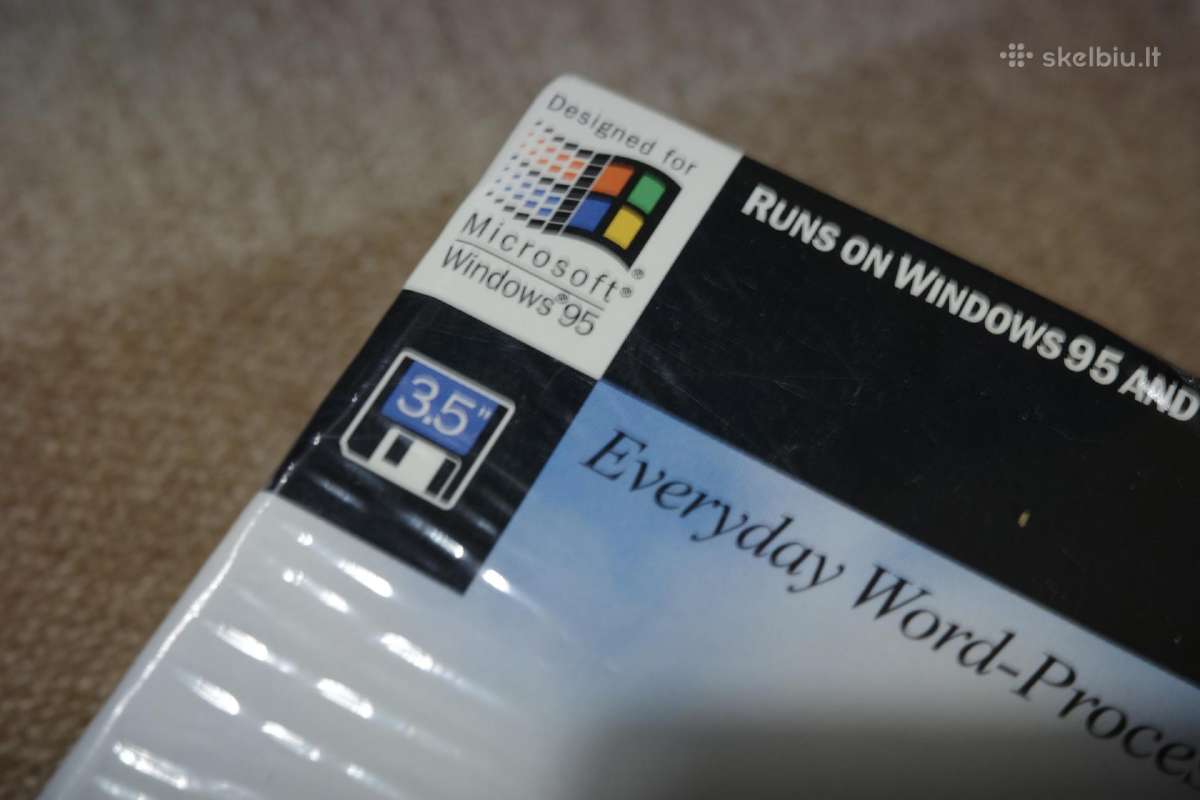 Microsof Word programa Windows 95 - nuotraukos Nr. 3