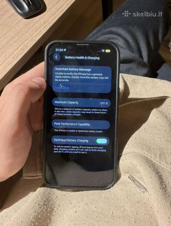 iPhone 13 128 GB žalias - nuotraukos Nr. 6