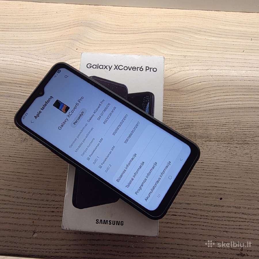 Parduodu Samsung Xcover 6 Pro - nuotraukos Nr. 3
