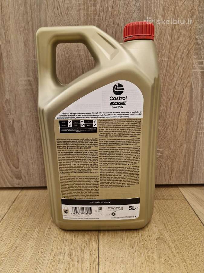 Originali alyva Castrol 0w20 V - nuotraukos Nr. 5