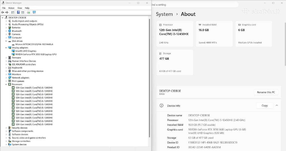 Lenovo Loq 15, i5 12gen, Ddr5, Rtx 3050 6gb - nuotraukos Nr. 6