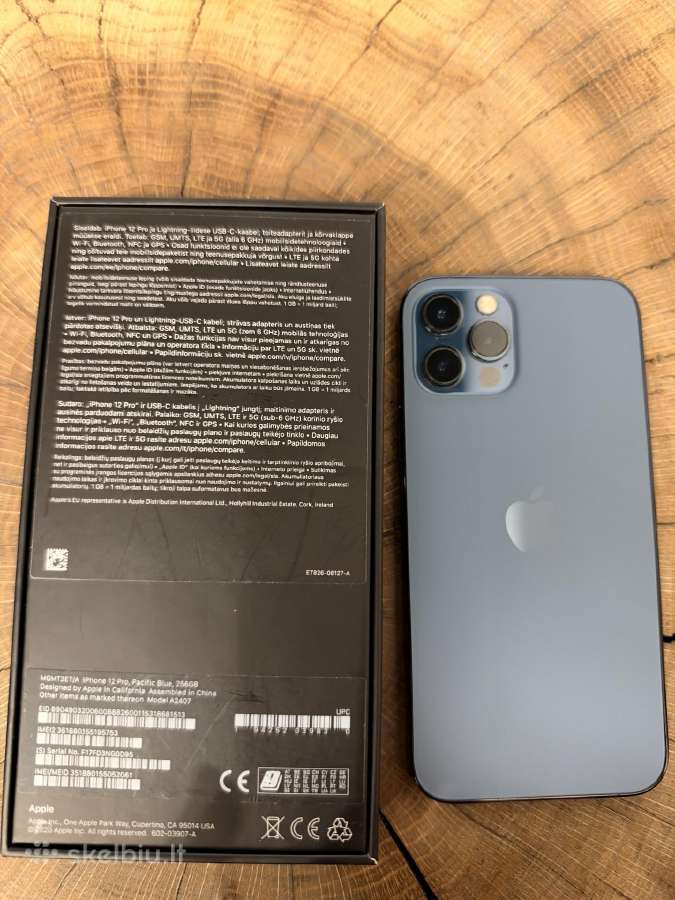 iPhone 12 Pro 256 GB Pacific Blue - nuotraukos Nr. 12