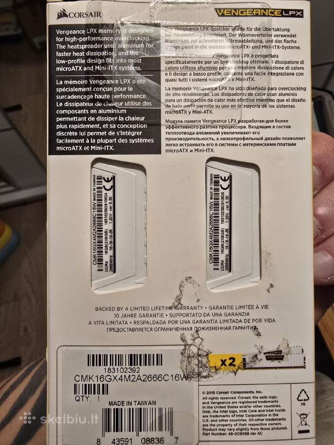 Corsair Vengeance Lpx 2x8gb (RAM) Ddr4 - nuotraukos Nr. 2