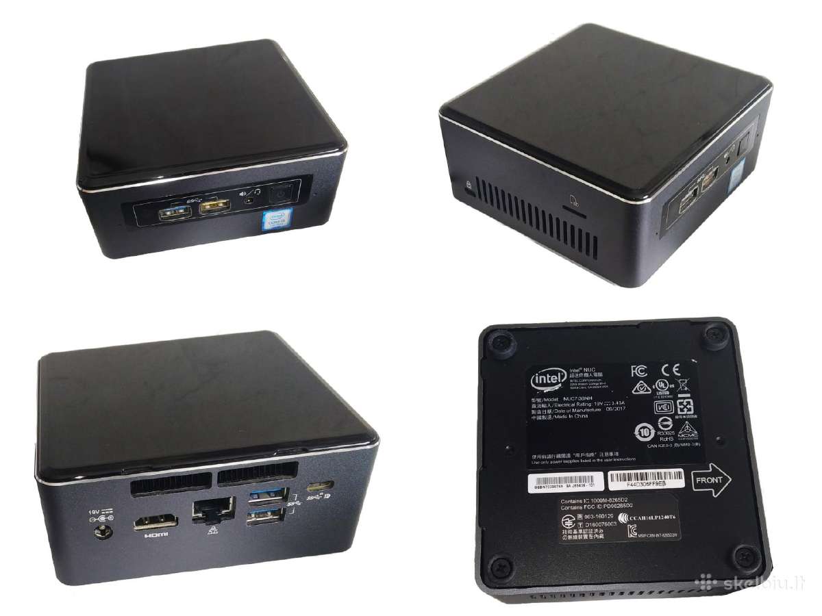 Intel Nuc7i3bnh i3-7100u 16gb 240gb - nuotraukos Nr. 4