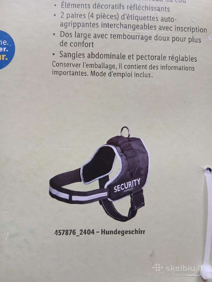 Naujos petnešos šuniui, XL dydis - nuotraukos Nr. 19