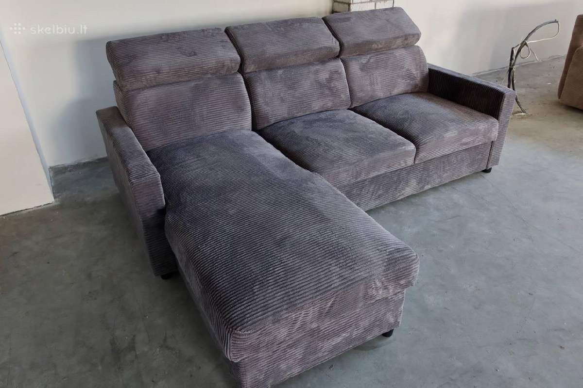 Sofa-lova velvet cord - nuotraukos Nr. 4