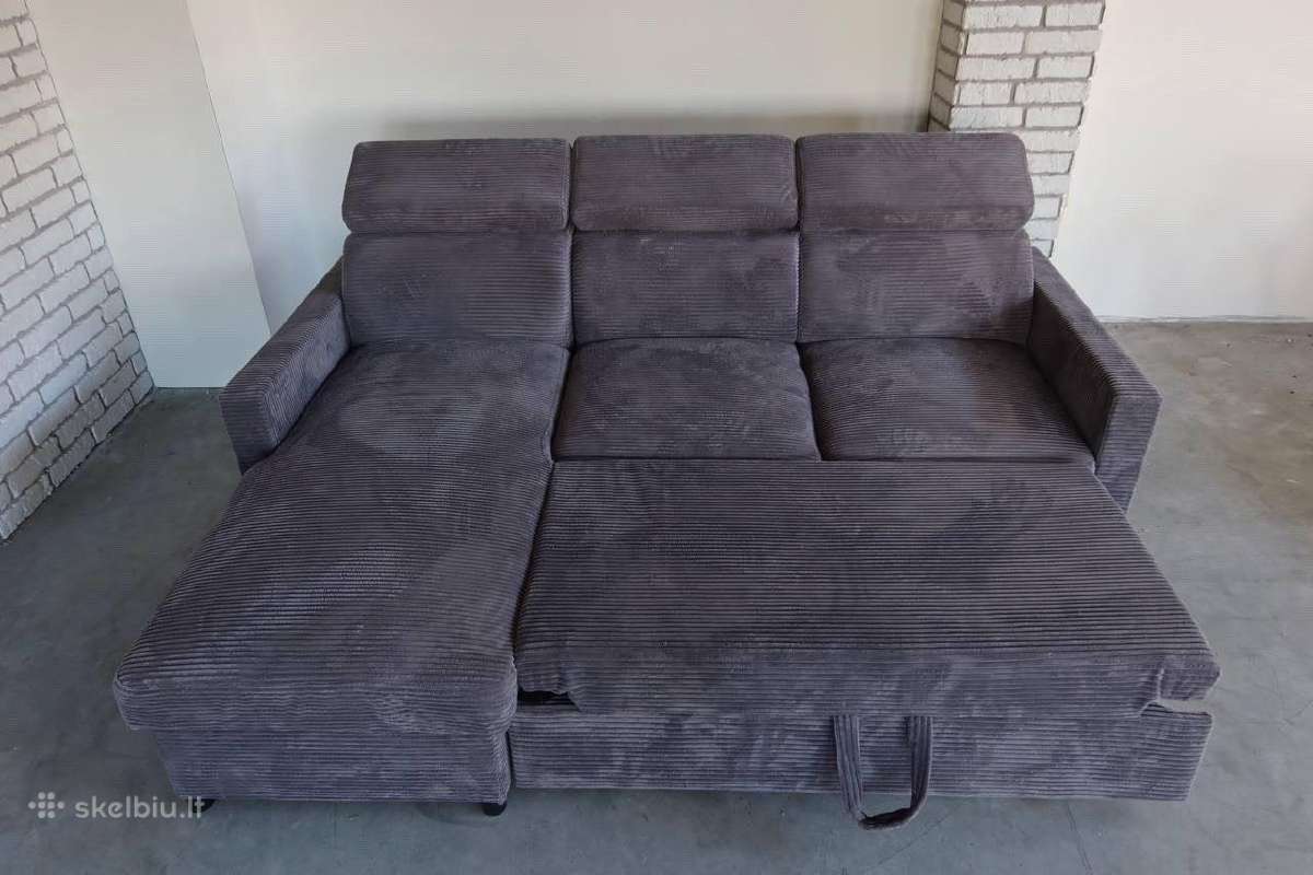 Sofa-lova velvet cord - nuotraukos Nr. 7