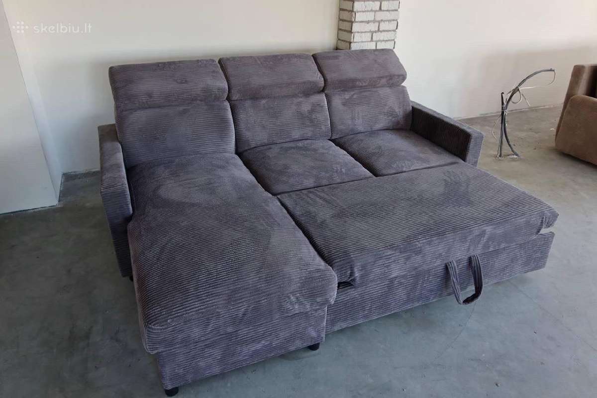 Sofa-lova velvet cord - nuotraukos Nr. 8