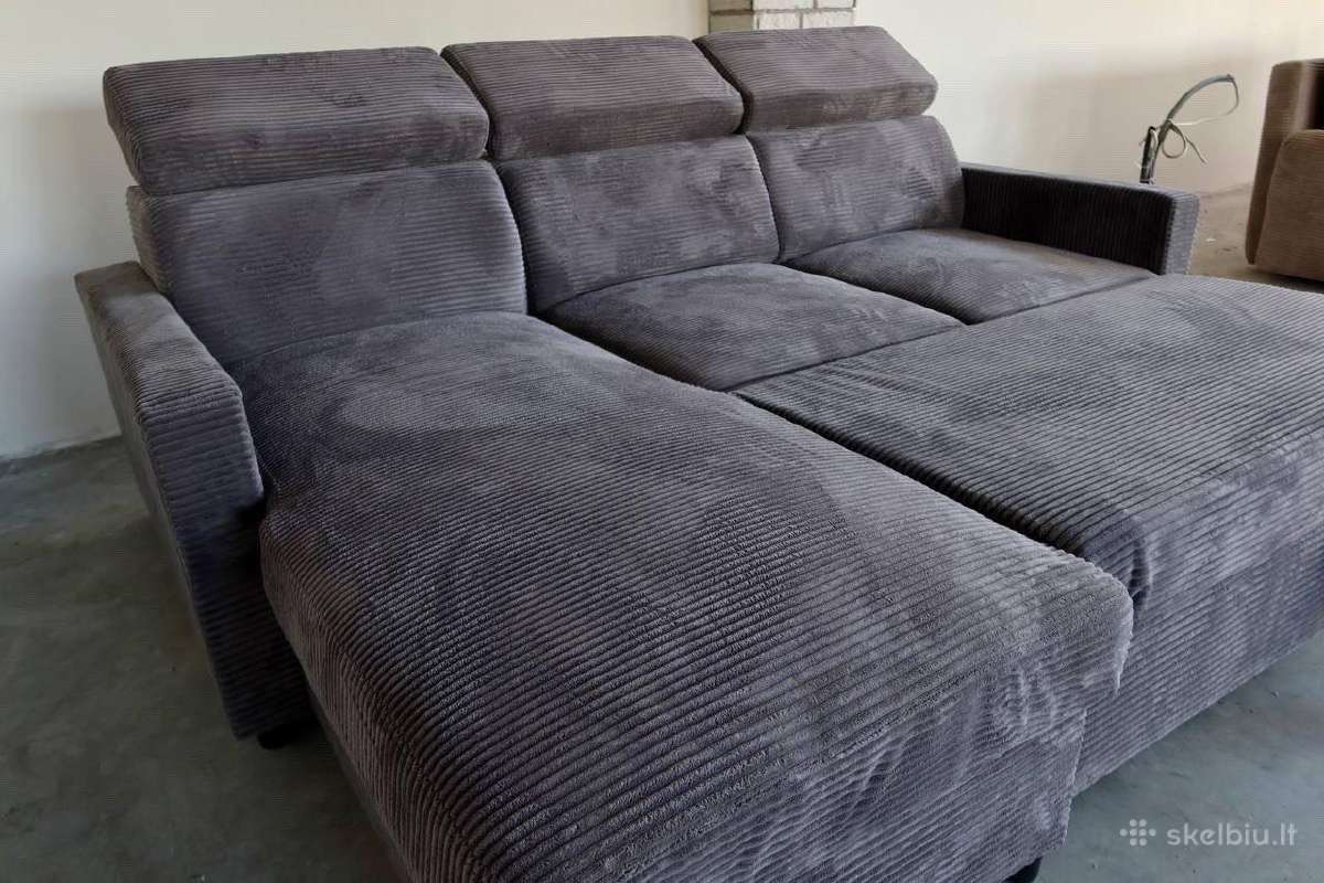 Sofa-lova velvet cord - nuotraukos Nr. 9