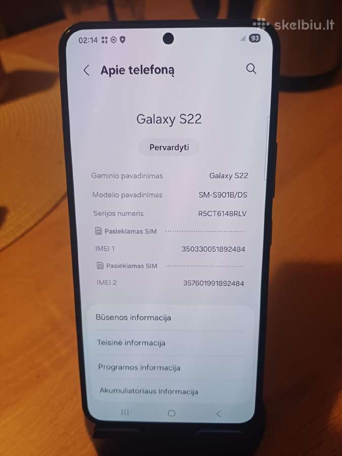 Samsung galaxy S22 5G - nuotraukos Nr. 7