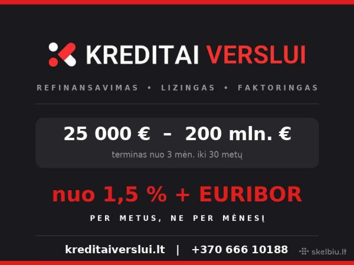 Verslo paskola: keli kreditoriai varžosi dėl jūsų - nuotraukos Nr. 2