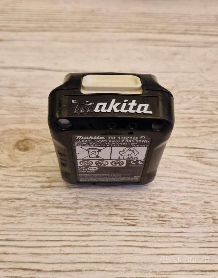 Makita akumuliatorius Bl1021b - nuotraukos Nr. 5