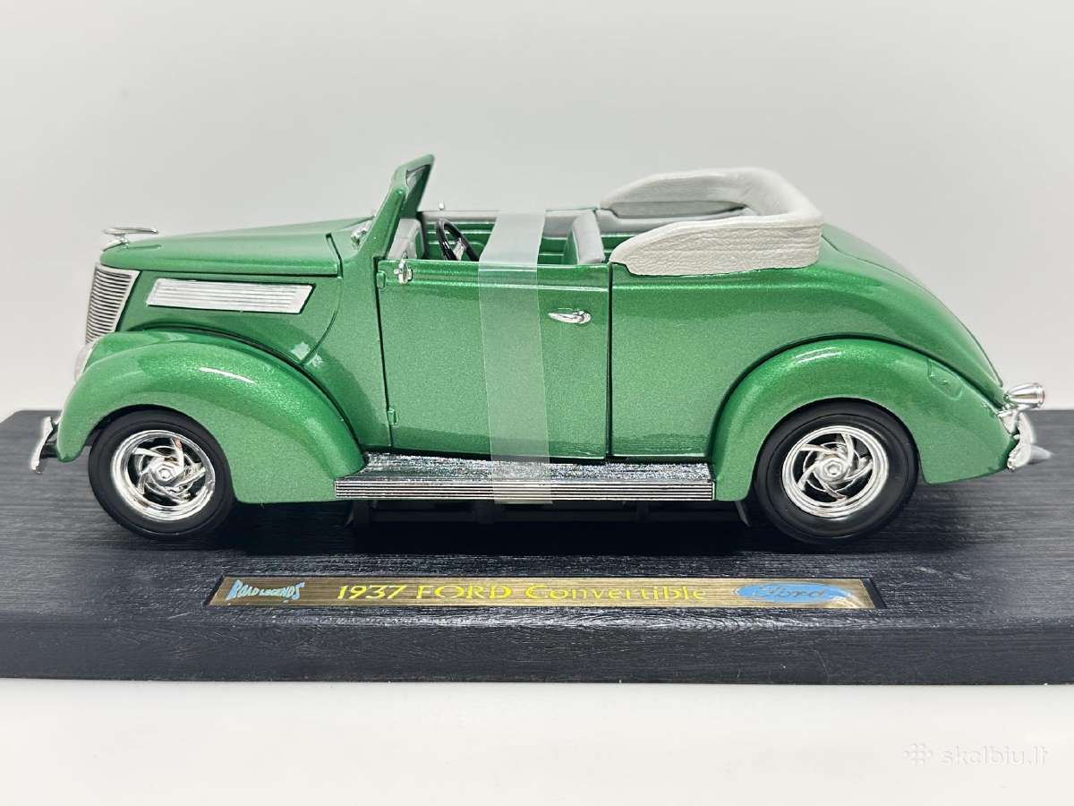 Ford 1937 Convertible žalia 1:18 Road Legends - nuotraukos Nr. 3