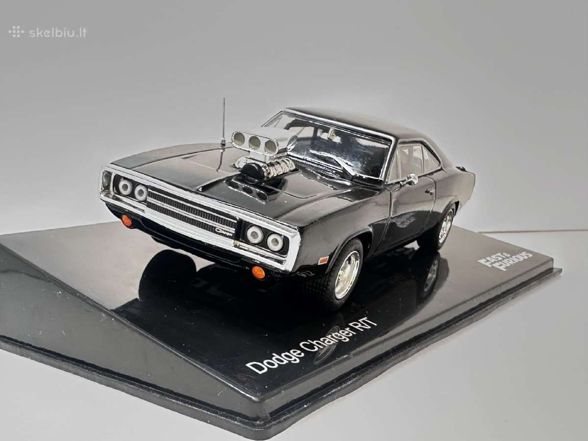 Dodge Charger R/t 1970 Dominic Toretto juo 1:43 - nuotraukos Nr. 3