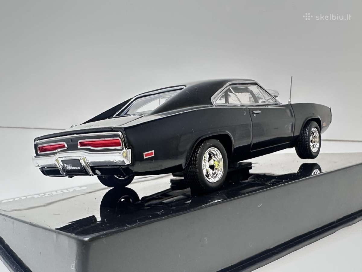 Dodge Charger R/t 1970 Dominic Toretto juo 1:43 - nuotraukos Nr. 5