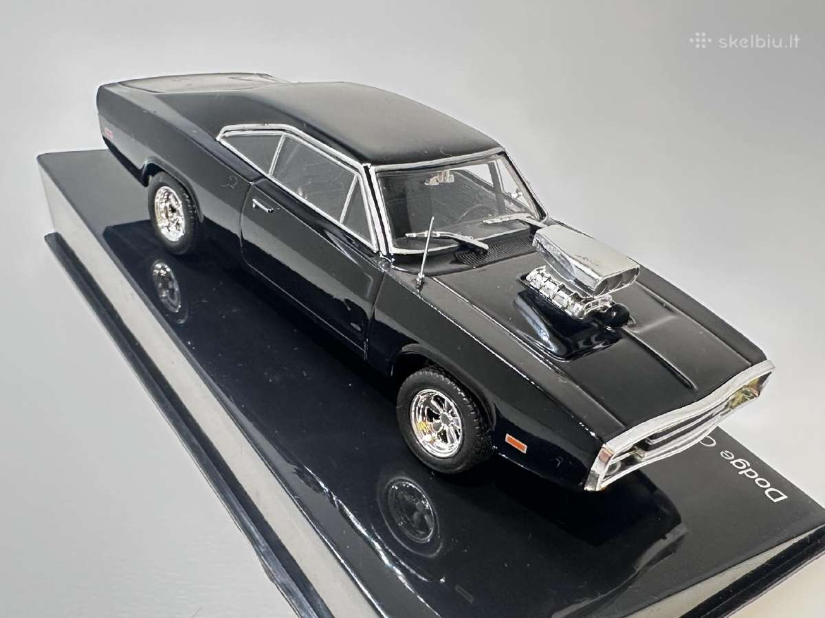 Dodge Charger R/t 1970 Dominic Toretto juo 1:43 - nuotraukos Nr. 6