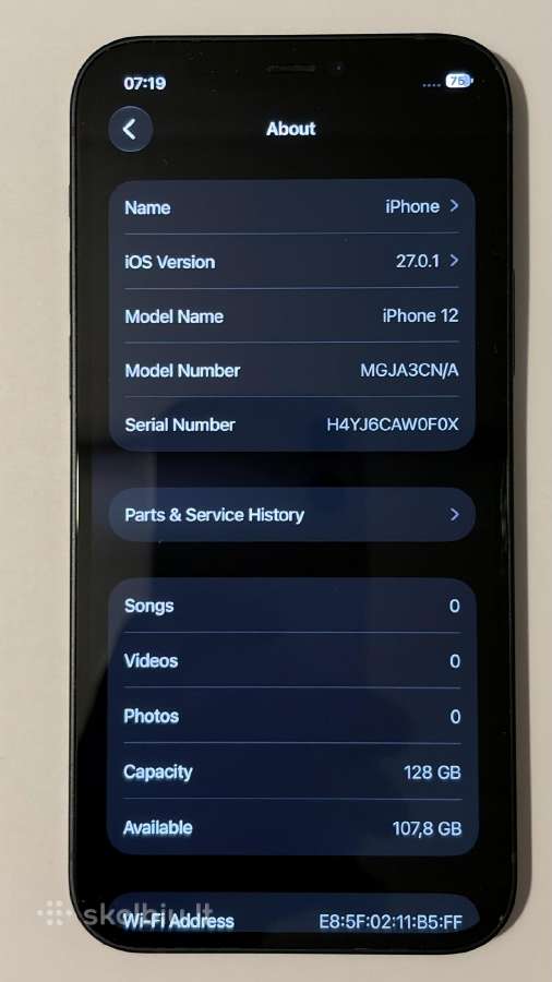 iPhone 12 124gb - nuotraukos Nr. 2
