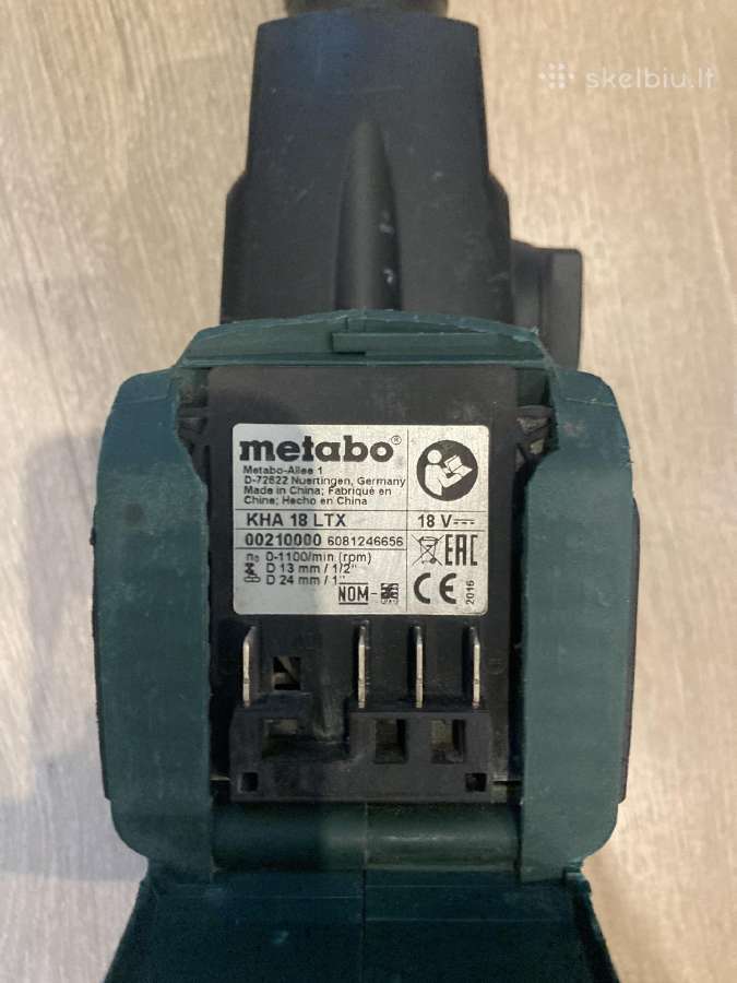 Metabo Irankiai - nuotraukos Nr. 9
