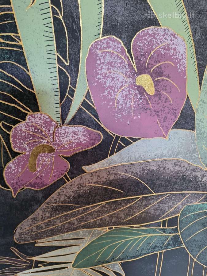 "Kakemono "paveikslas ant drobės Nesiunčiu ! - nuotraukos Nr. 3