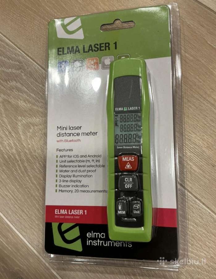 Elma Laser 1 atstumo matuoklis su bluetooth - nuotraukos Nr. 2