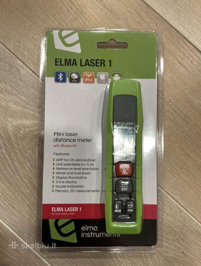 Elma Laser 1 atstumo matuoklis su bluetooth - nuotraukos Nr. 3