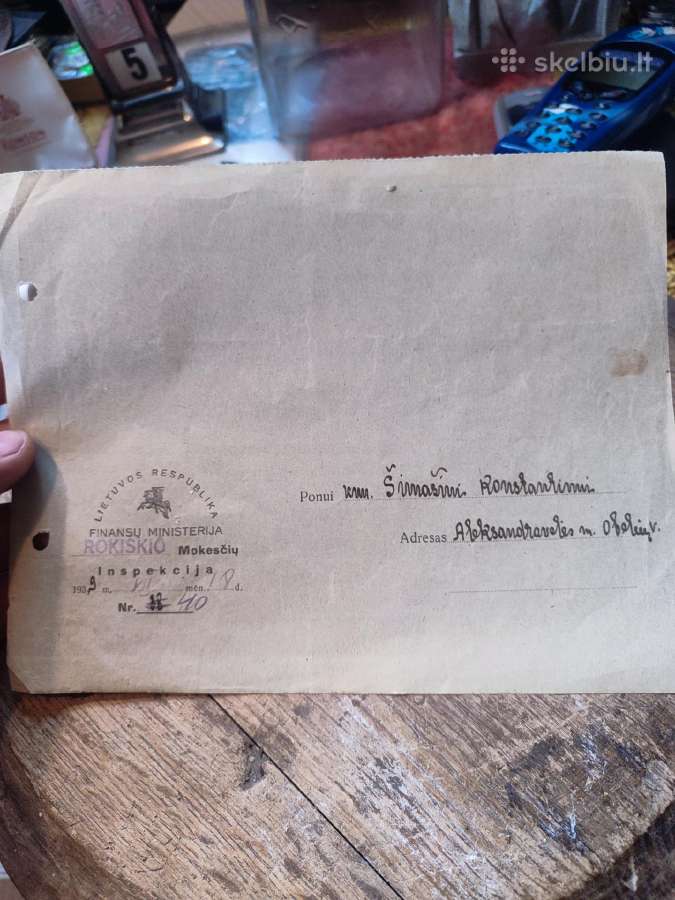 Tarpukario dokumentai bažnytiniai - nuotraukos Nr. 5