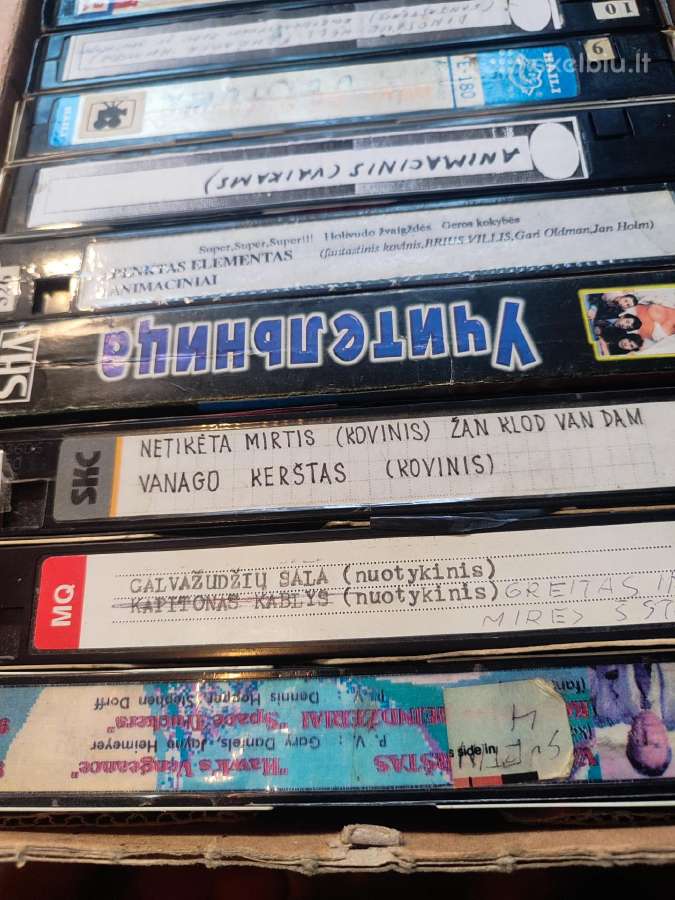 Vhs kasetės - nuotraukos Nr. 3