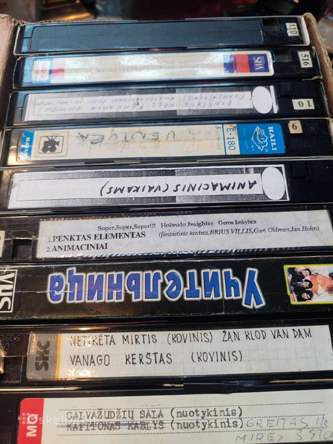 Vhs kasetės - nuotraukos Nr. 4