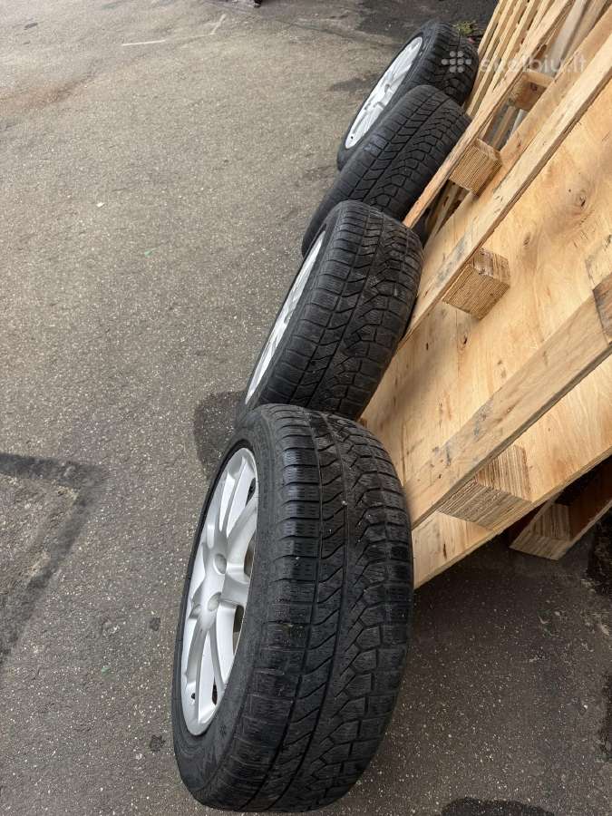Audi R17 ratlankiai 5x112 et 45 7.5 J su padangom - nuotraukos Nr. 15