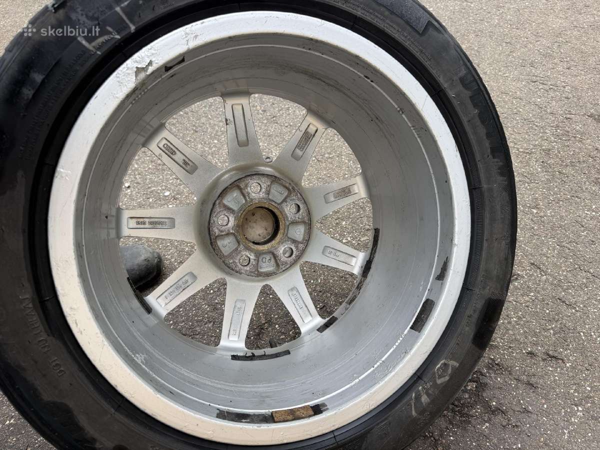 Audi R17 ratlankiai 5x112 et 45 7.5 J su padangom - nuotraukos Nr. 16