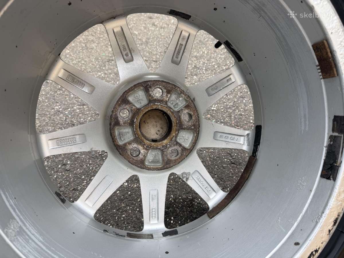 Audi R17 ratlankiai 5x112 et 45 7.5 J su padangom - nuotraukos Nr. 18